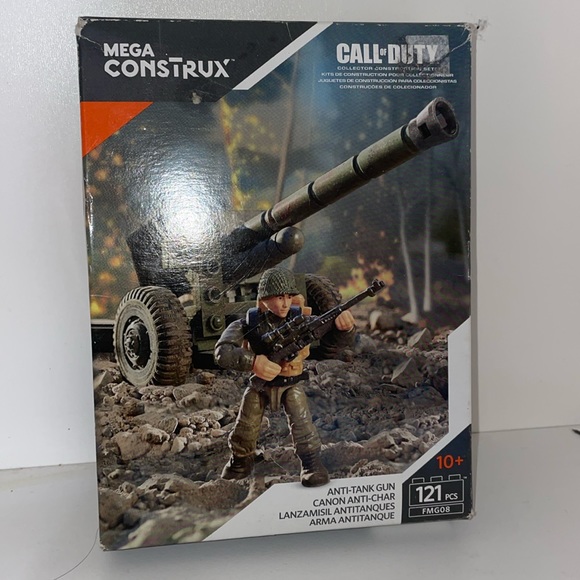 Other - CALL OF DUTY Anti-Tank Gun Building Set Mega Construx FMG08 121 Pcs Retired 2017